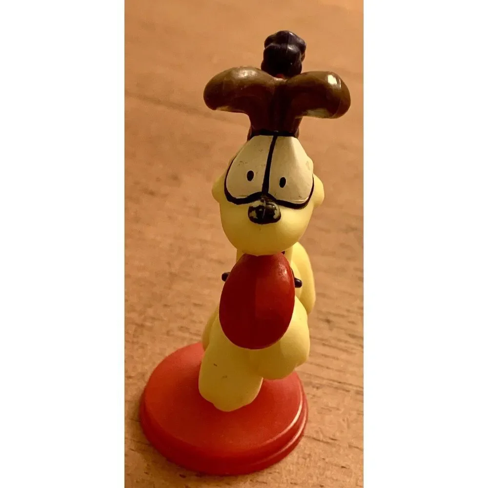 Vintage Garfield‎ Odie Plastic Figure/ Cake Topper 2